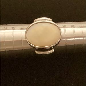 Mother of pearl stone (Nacre) SS verified by rock identifier, very sharp looking